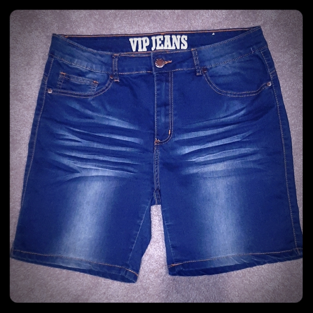 VIP Jeans Shorts. High rise